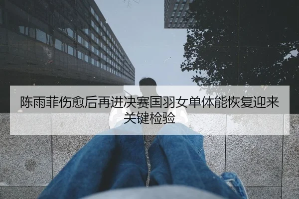 陈雨菲伤愈后再进决赛国羽女单体能恢复迎来关键检验